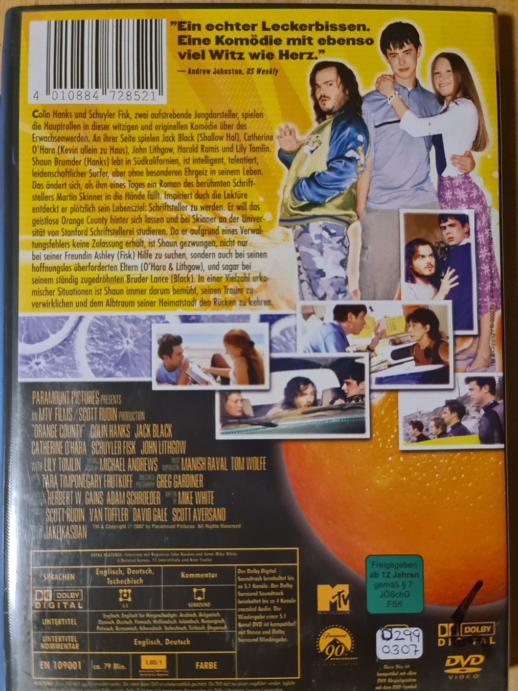 Alle DVDs: DVD Orange county widescreen edition – Gebraucht aus Dintikon von Vexi 1