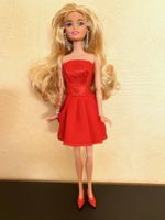 BARBIE-KLEID ROT MIT SCHUHEN **NEU**