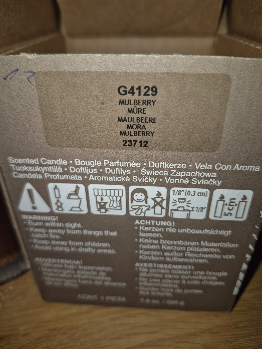 Partylite Candele: Partylite Duftwachsglas Maulbeere – Nuovo (secondo la descrizione) da Buttikon SZ venduto da sefa02 2