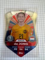 Topps Match Attax Euro 2024 Frenkie De Jong, Chrome