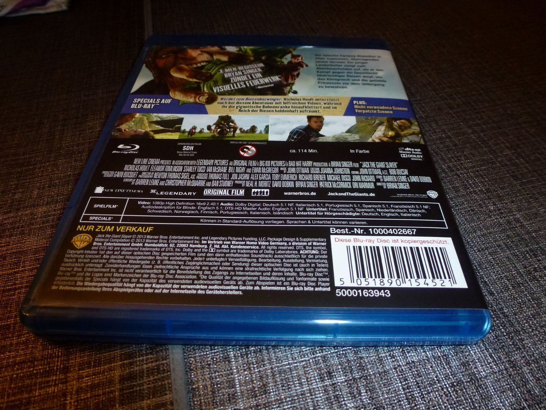 Tutti i DVDs: Jack and the Giants BLU-RAY – Usato da Olten venduto da Disc-Verkauf 2