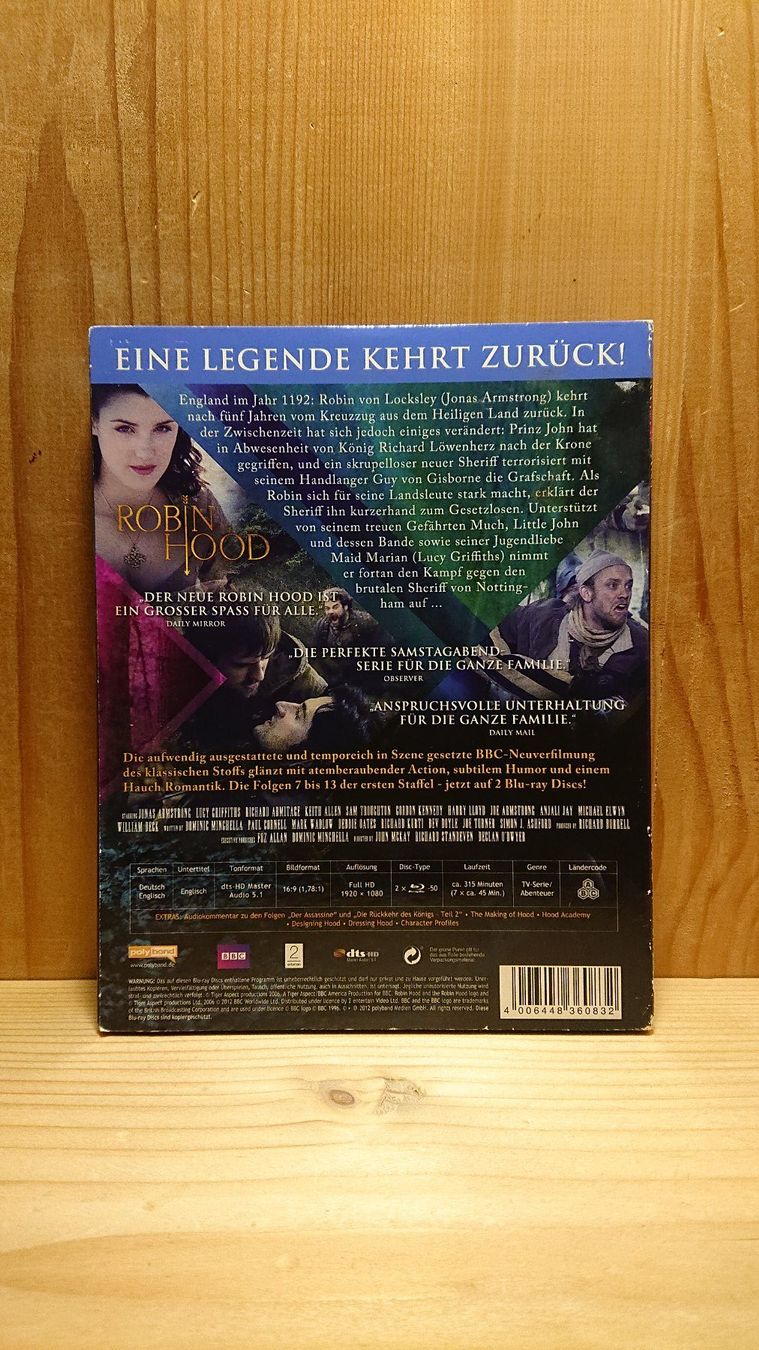 Alle DVDs: ROBIN HOOD Staffel 1 Teil 2 auf Blu-Ray – Gebraucht aus Wilderswil von Exebub 1