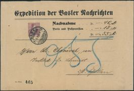 1907 - Privatganzsachen - NN Streifband - Helvetia - Basel