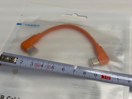HAGiBiS USB C auf USB C Kabel 90 grad neu
