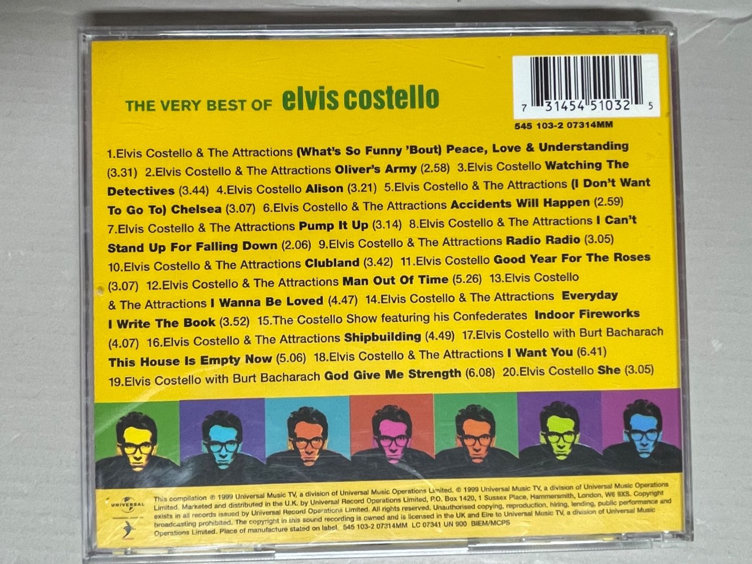CD: Elvis Costello-The Best – Usato da Muri b. Bern venduto da AdidasCollector 1