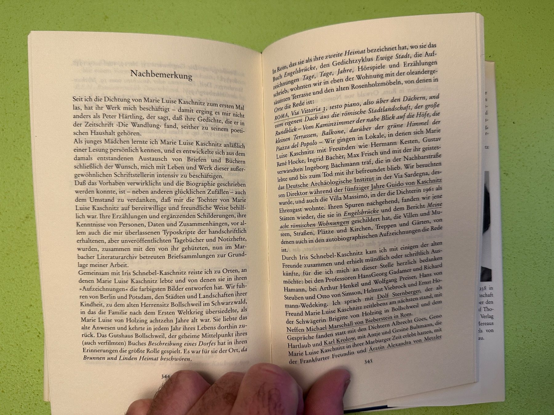 Libri: Dagmar von Gersdorff: Marie Luise Kaschnitz. Eine Biographie – Usato da Zürich venduto da allp 8