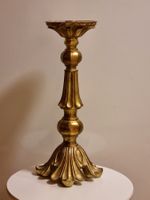 Großer Kerzenständer im antiken Stil, goldfarben, 38 cm