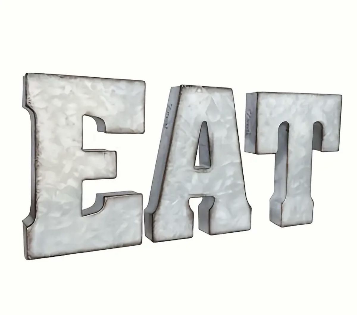 Alle Dekorationen: Schriftzug Metall Eat – Neu und originalverpackt aus Basel von Jstraehl
