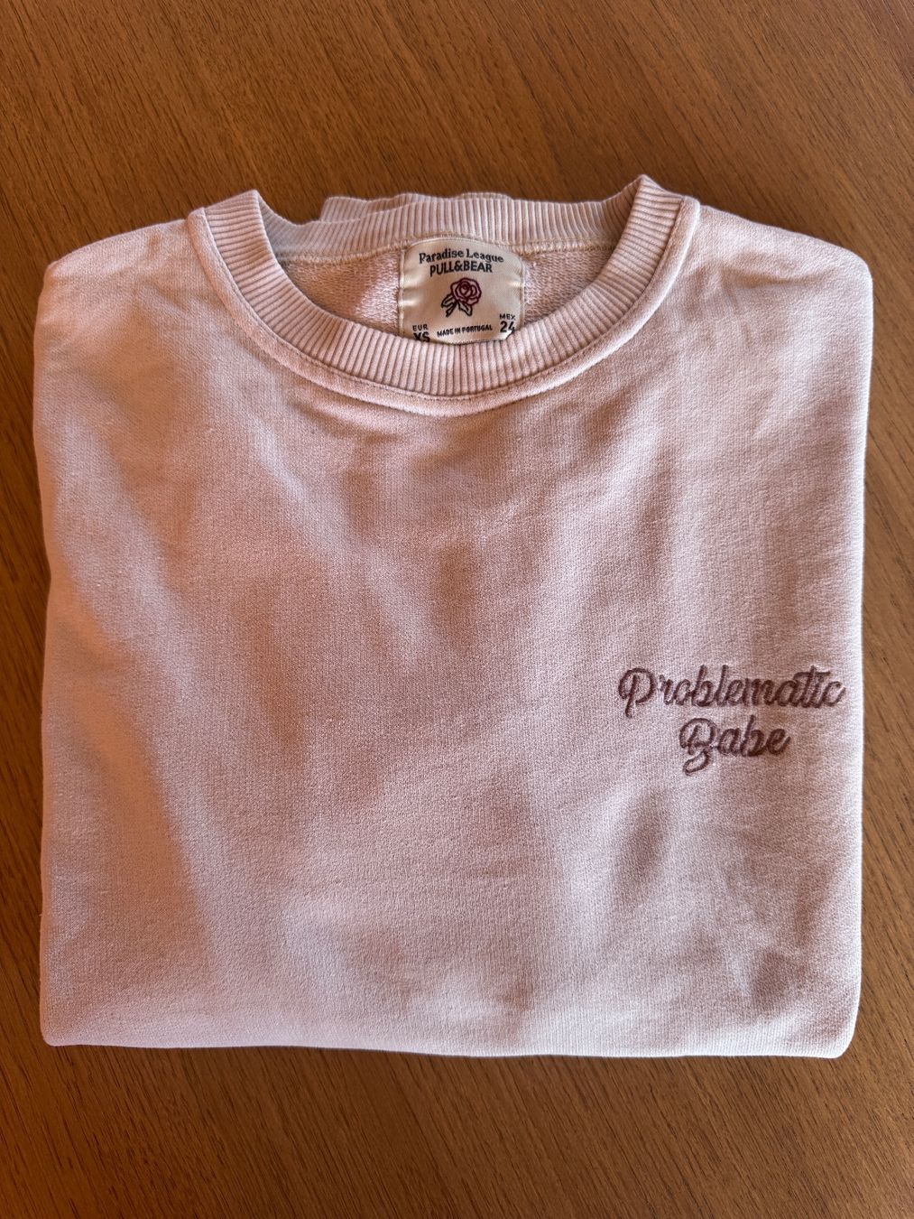 Pull&Bear Maglioni & Felpe: Sweatshirt beige Pull & Bear - taille XS oversize – Usato da Genève venduto da Lucie.hwrth