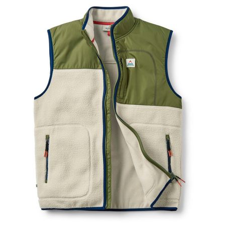 Passenger Offgrid Recycled Sherpa Fleece Vest - Large