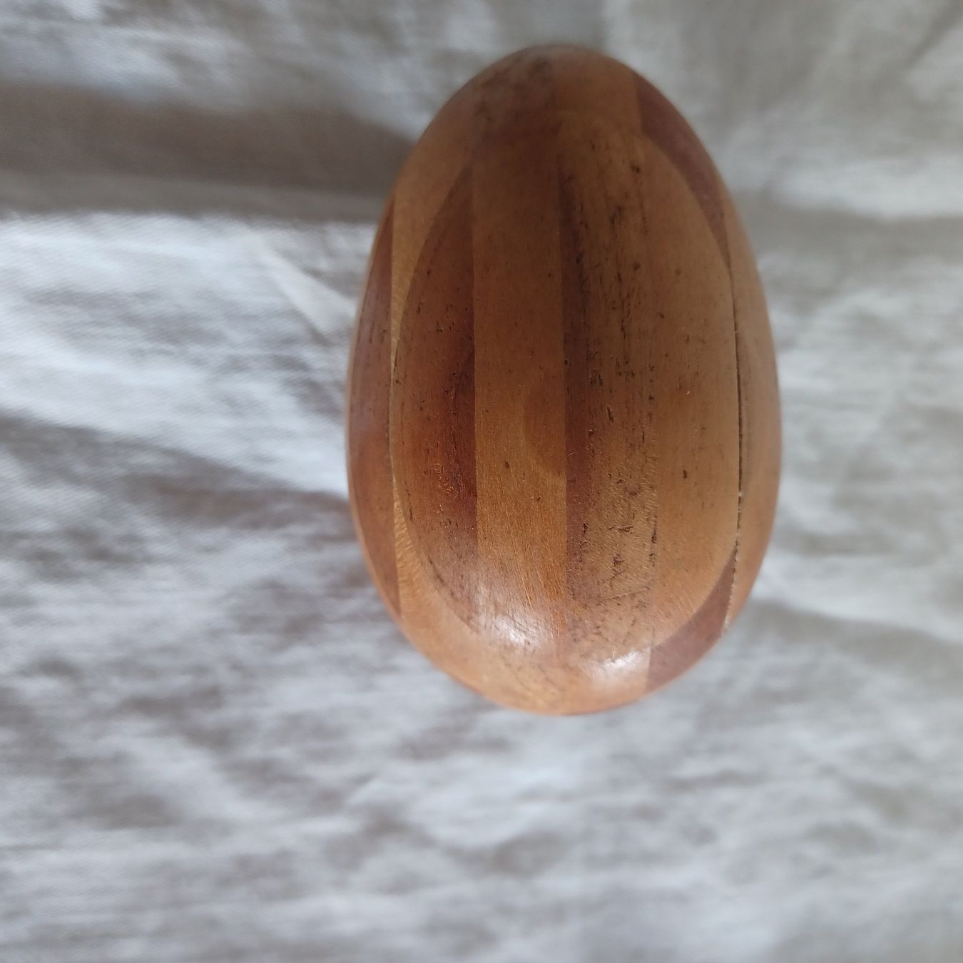Articoli in legno: Strumpfkugel Stopfei mit Intarsien – Usato da Abtwil SG venduto da luupsy 2