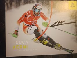 Luca Aerni - handsignierte Autogrammkarte