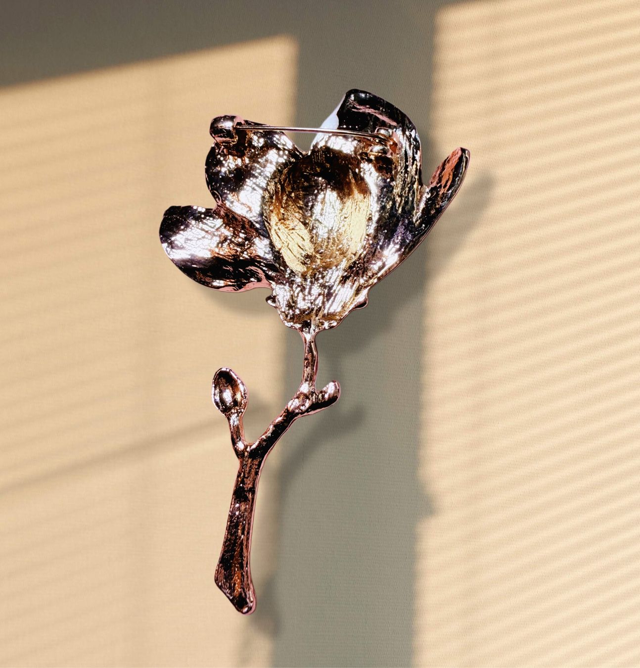 Spille & Fermagli: Broche Magnolia – Nuovo e nell'imballaggio originale da St-Maurice venduto da Sandrinette123 3