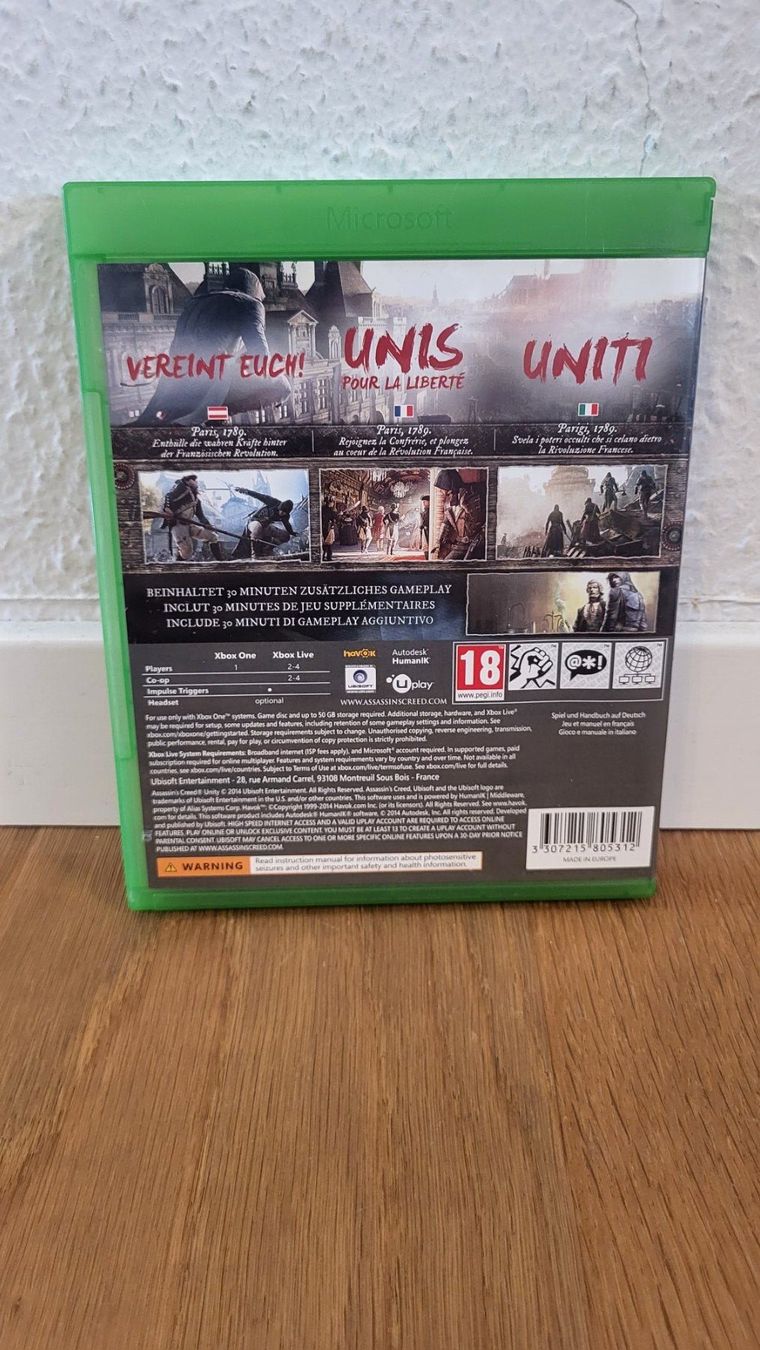 Microsoft Spiele: Xbox One - Assassins Creed Unity – Gebraucht aus Münsingen von DigitaleSpielecke 1