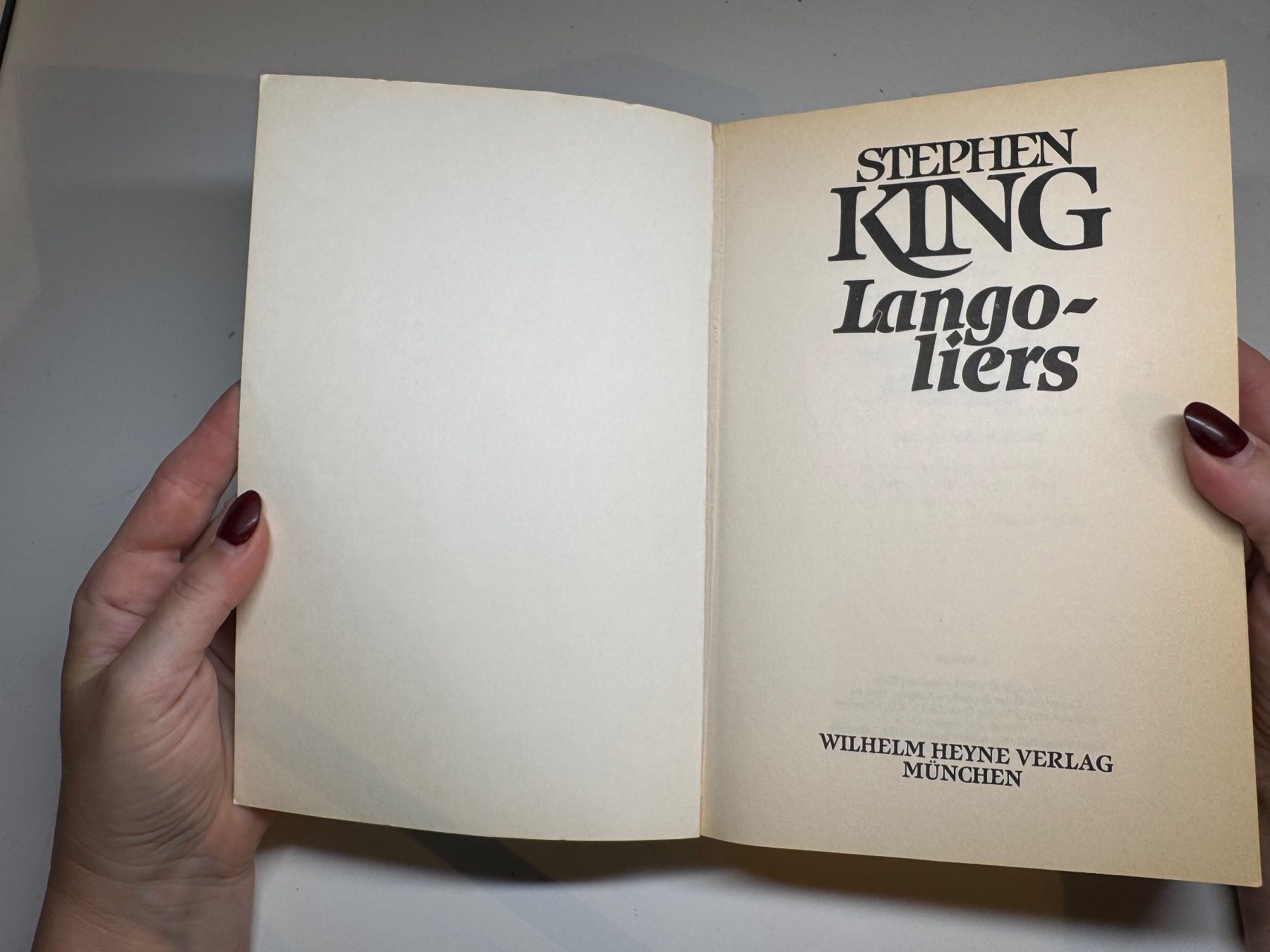 Libri: ROMAN: Stephen King, Langoliars – Usato da Grosswangen venduto da Deutsche_Romane 2