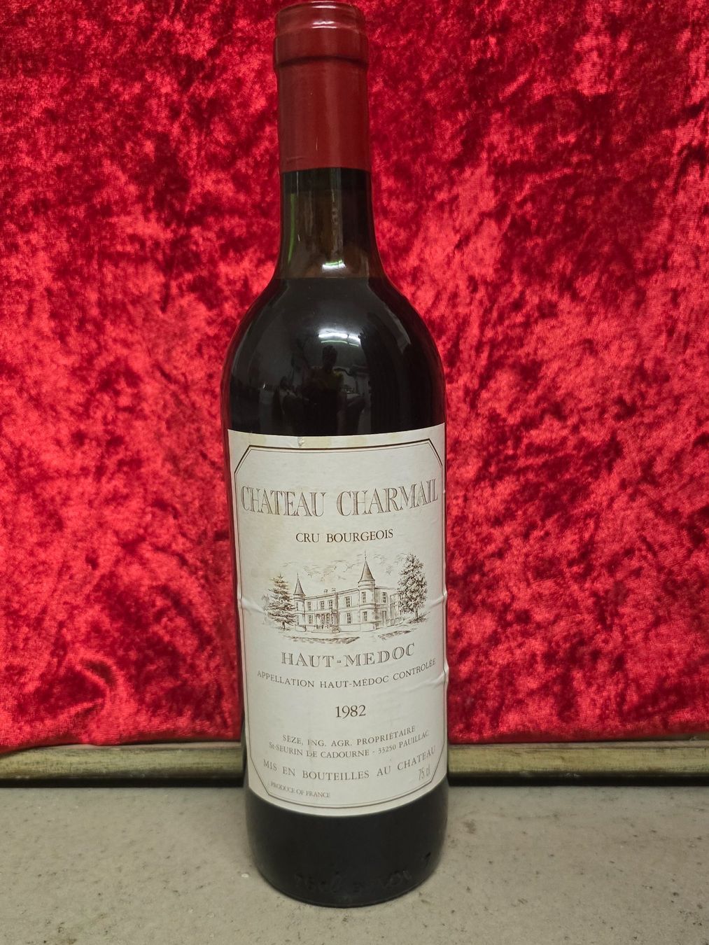 Vino: Chateaux Charmail 1982 - Haut Medoc – Usato da Reinach BL venduto da Pendling 3