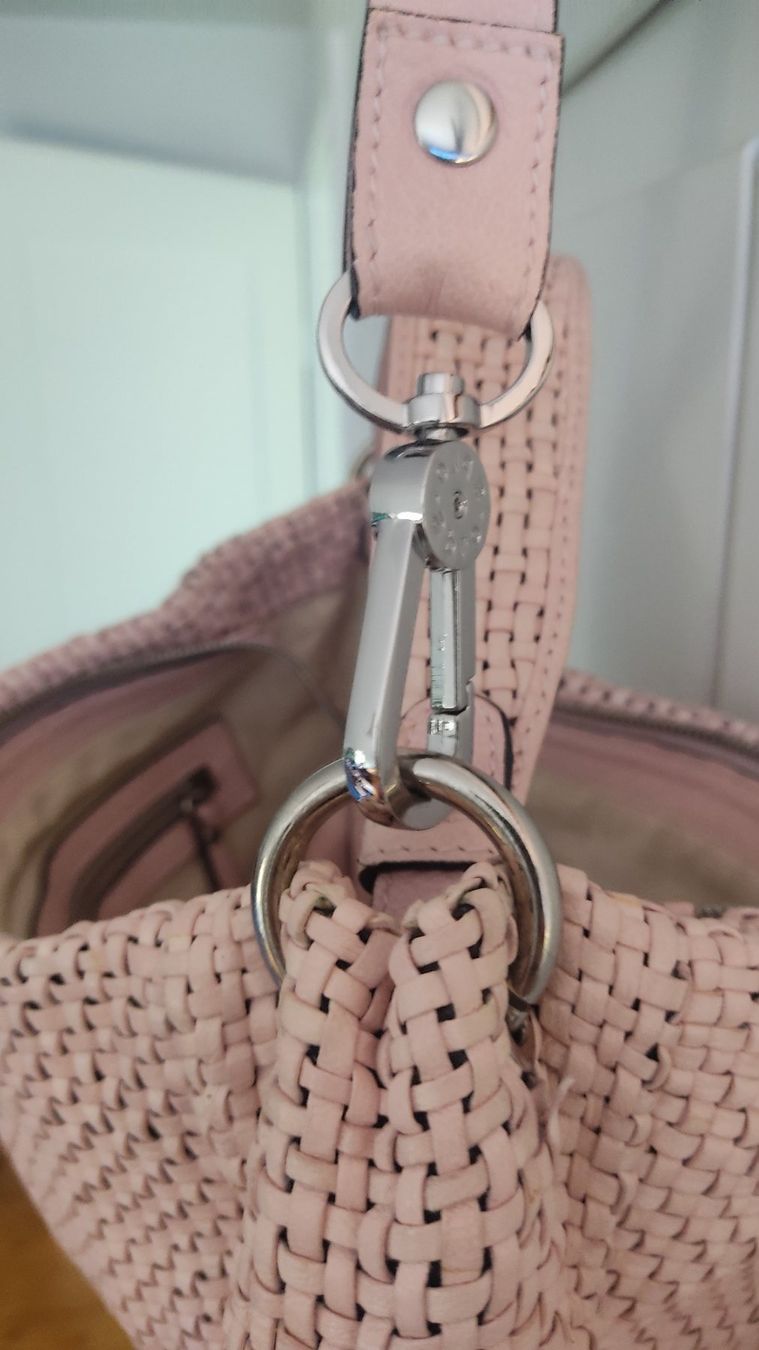 Abro Taschen für Damen: ABRO Tasche rosa geflochten – Gebraucht aus Schaffhausen von gab_v5qf 7
