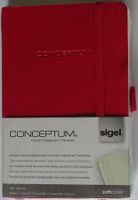 Notizbuch Conceptum, rot, kariert, 93x140mm / A6