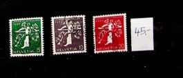 SUISSE  SÉRIE ALLEMAND OBLITÉRÉE (y) 1939. SBK 45.00 /T386