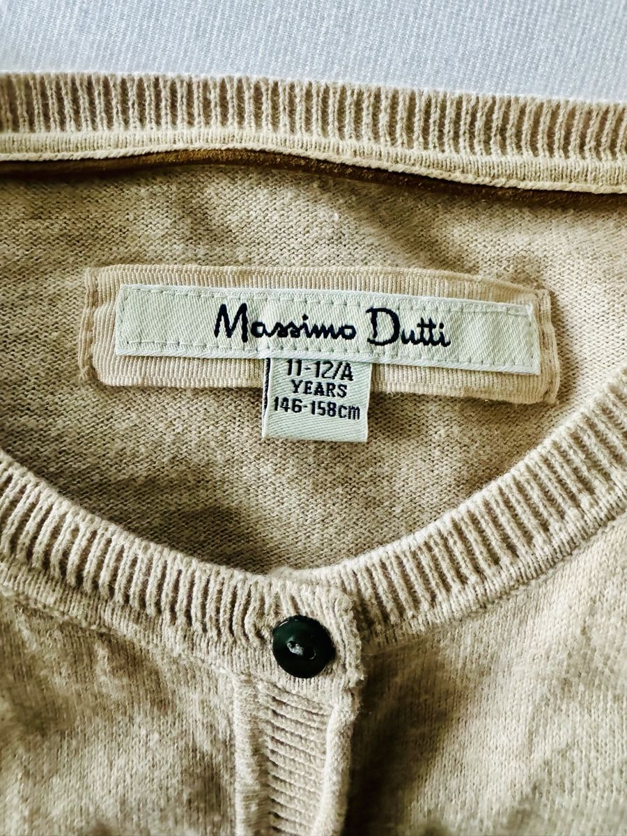 Massimo Dutti Maglioni & Felpe: Dünne Strickjacke beige Massimo Dutti Mädchen – Usato da Cham venduto da matap1