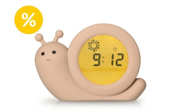 Wecker: Alecto Wecker / Nachtlicht BC110 SIMON, Schnecke – Neu und originalverpackt aus Bassersdorf von COOL-AG