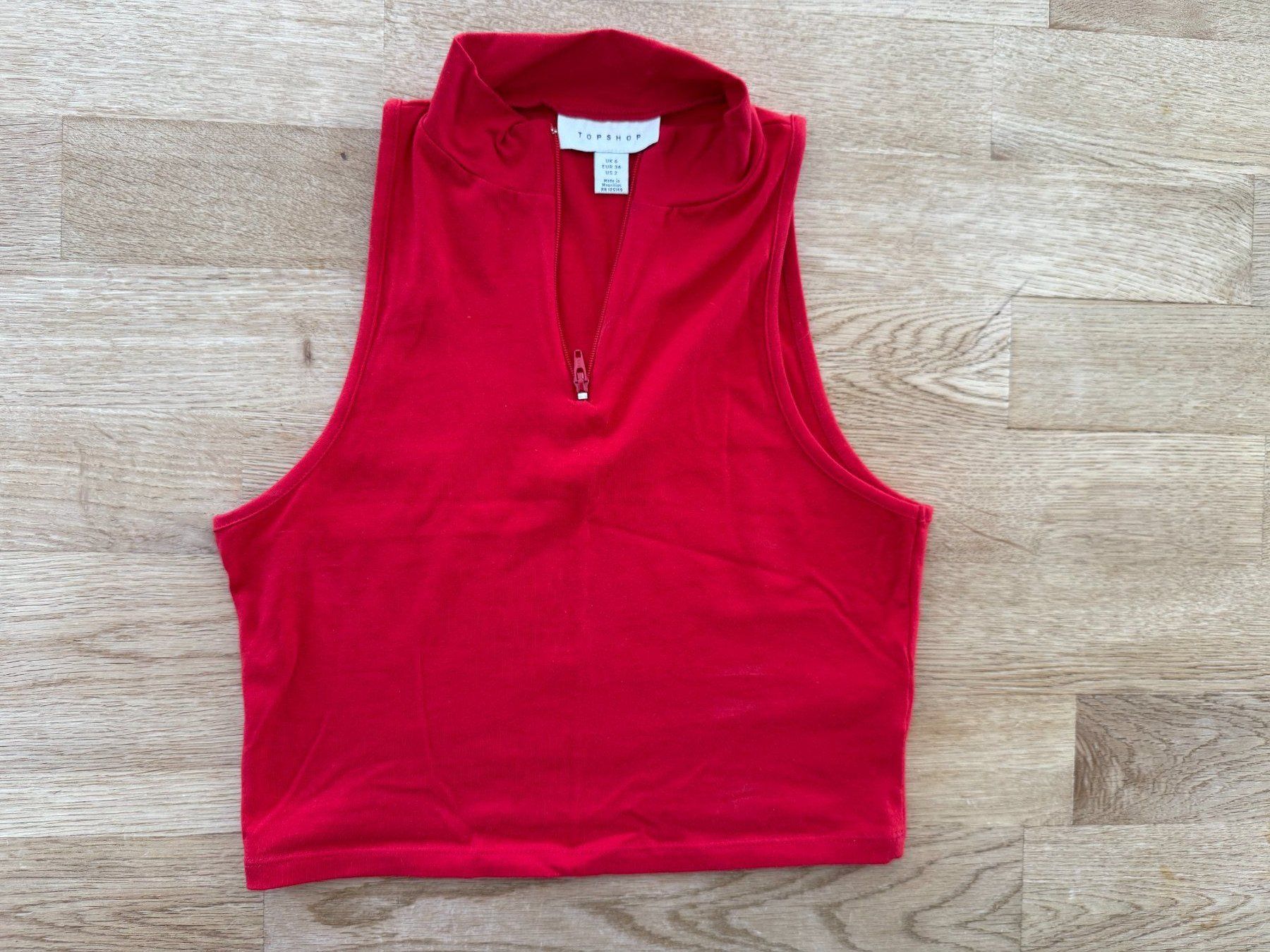 Topshop Top: Spende MSF - Topshop - Crop Top - Gr. 34 – Usato da Fällanden venduto da La_Natie