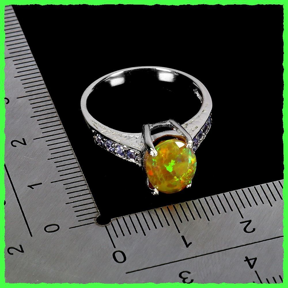 Anelli: Äthiopischer Opal / Tansanite Ringe 925 Silber – Nuovo e nell'imballaggio originale da Oberglatt ZH venduto da Goldfee1 2