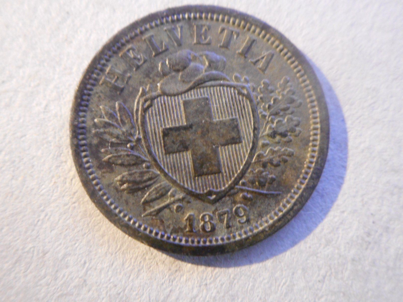 Tutti le monete: 2 Rp. 1879  uralt – Usato da Kriegstetten venduto da pizlad2010