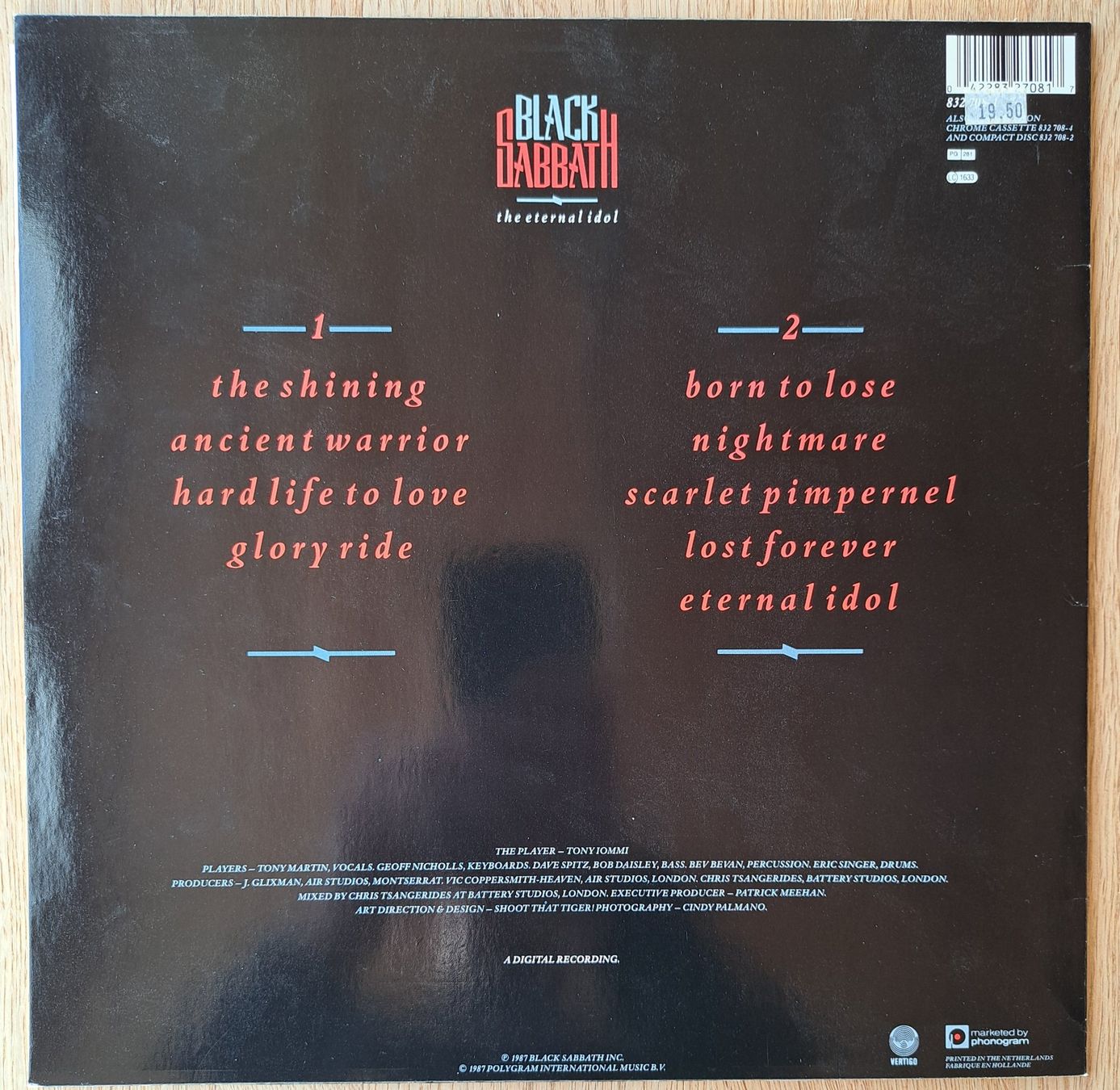 Dischi in vinile: Black Sabbath - The eternal idol – Usato da Meggen venduto da Ricardokoch 1
