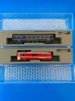 2 x KATO RhB "Restaurant Gourmino" und Packwagen in Spur N