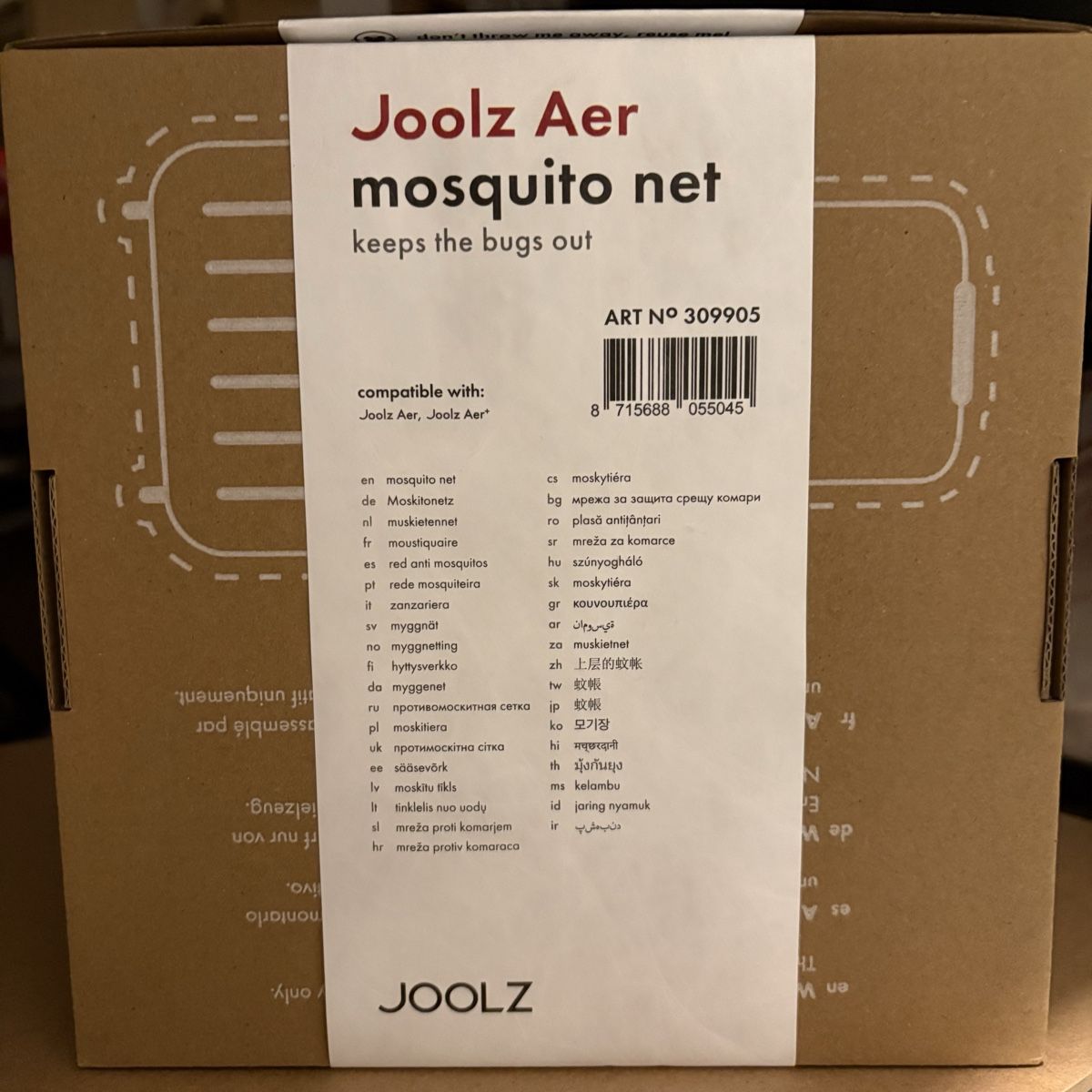 Joolz Carrozzine: Joolz Aer moskitonetz neu ovp – Nuovo e nell'imballaggio originale da Uitikon Waldegg venduto da Tatawlk 1