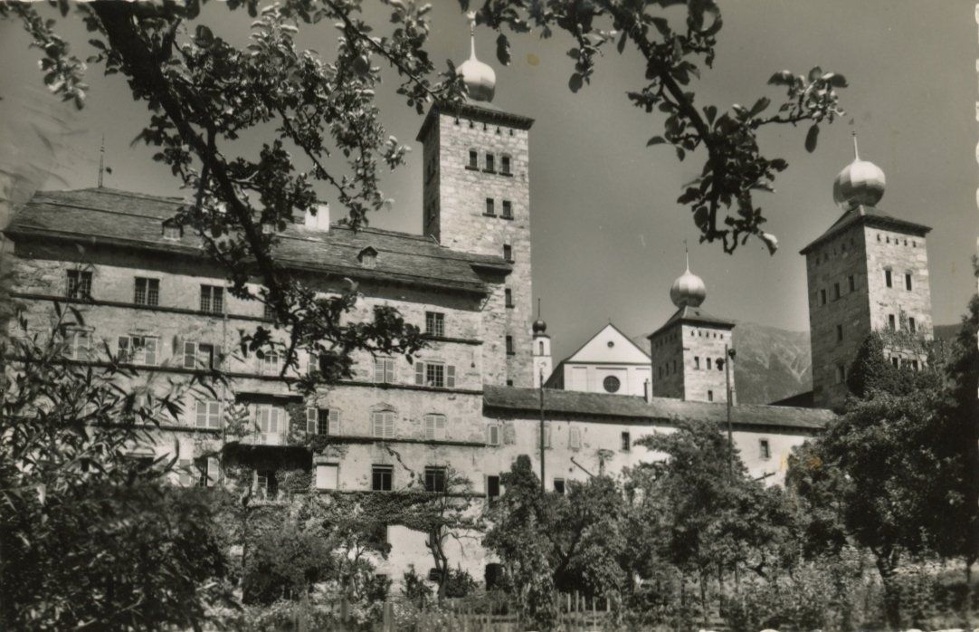 Cartoline postali: Brig  VS   -   Stockalperschloss       um 1954 – Usato da Brig venduto da Valcards54
