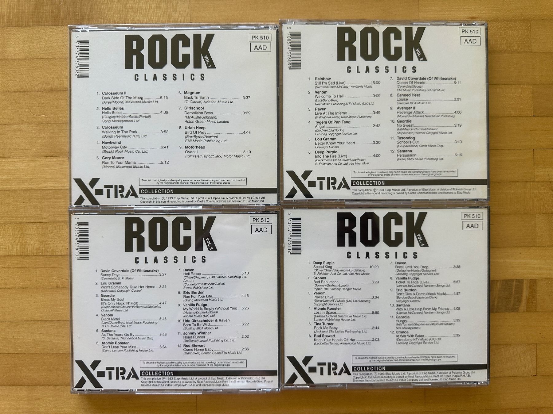 CD: Rock Classics - 4ever Collection 4CD Box – Usato da Horgen venduto da flyingpenguin2000 1