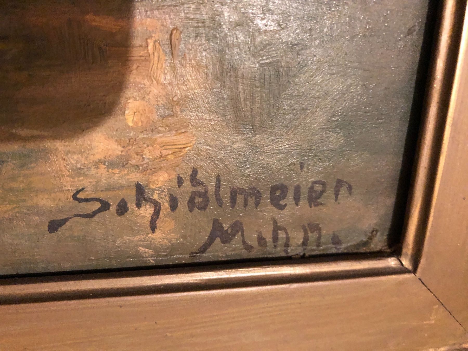 Dipinti: Schidlmeier mchn. (München) Gemälde – Usato da Hirzel venduto da pjn_d7xp 2