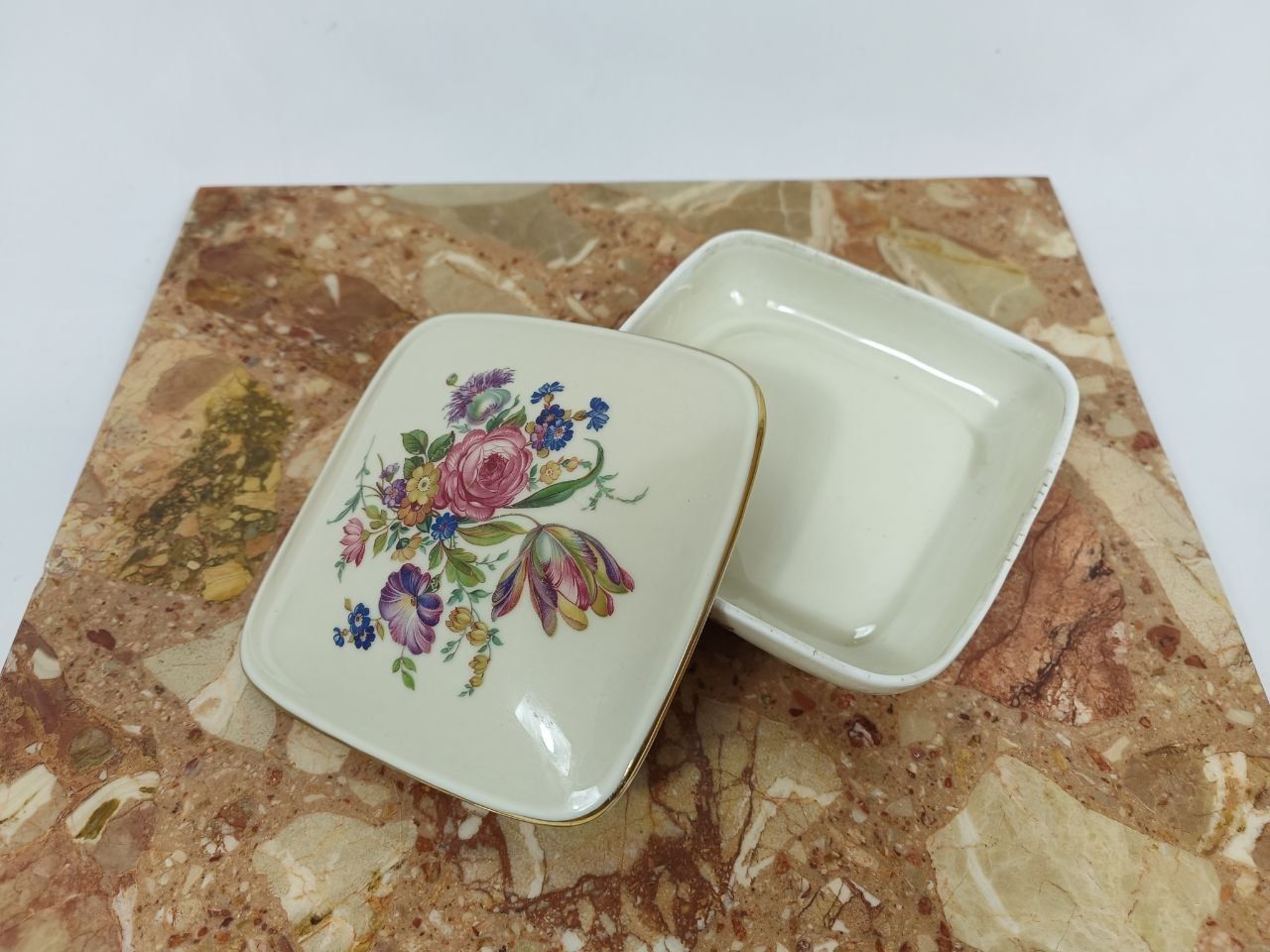 Rosenthal Ciotole:  Schmuckdose Rosenthal mit Deckel 1970 Jahre  – Usato da Steffisburg venduto da ZeitReise_ 1