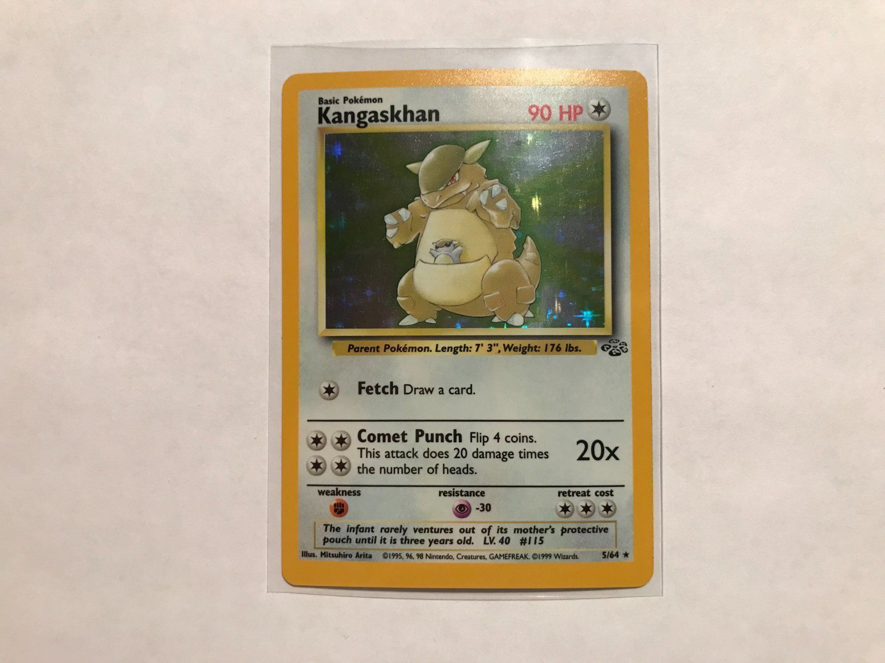 Pokémon Carte collezionabili: Kangaskhan holo Jungle – Usato da Hagendorn venduto da Pokecollectorch