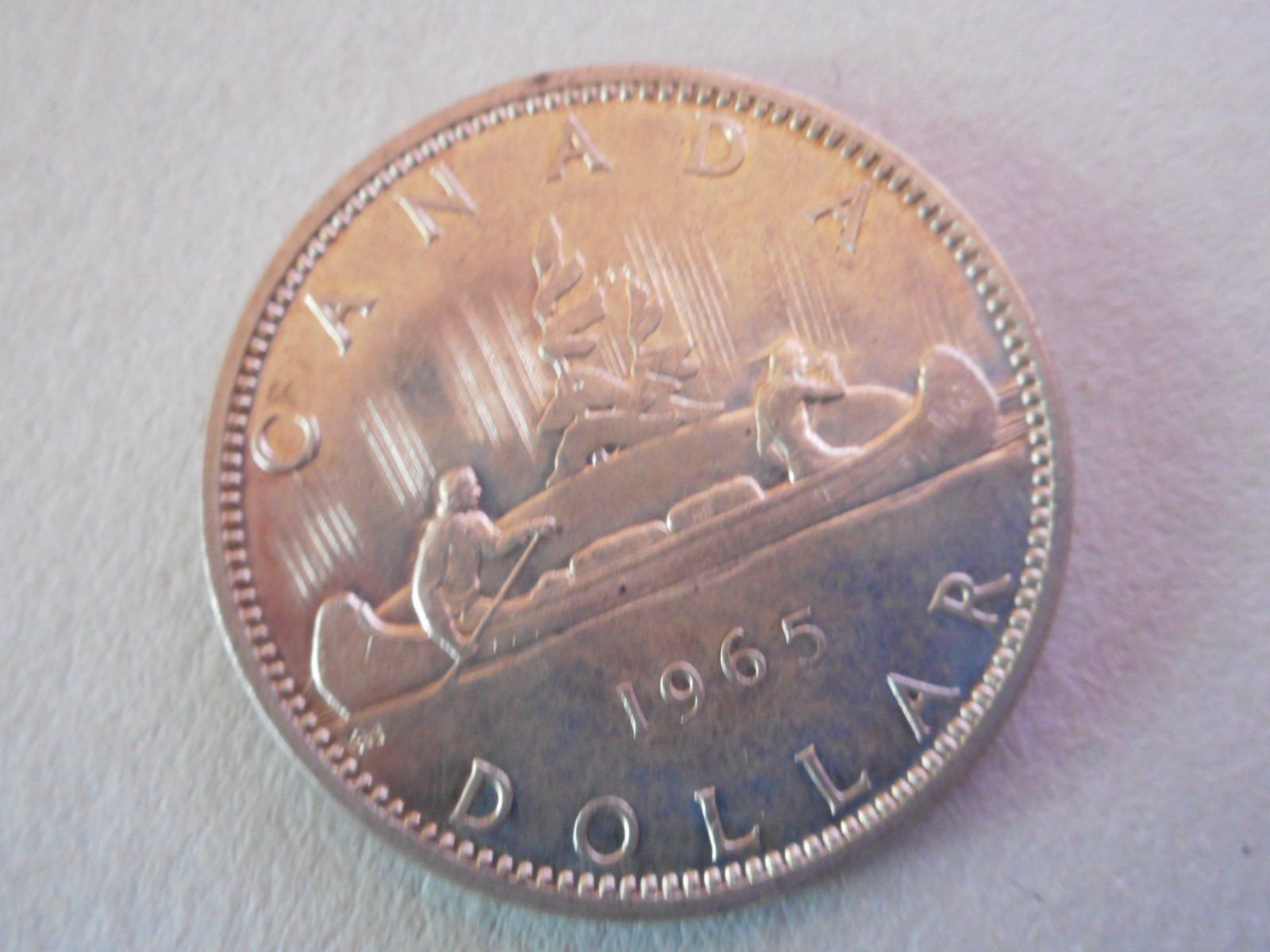Alle Münzen: 1965  1 Dollar Silber Canada  23.33 gr. – Neu (gemäss Beschreibung) aus Kriegstetten von pizlad2010 1