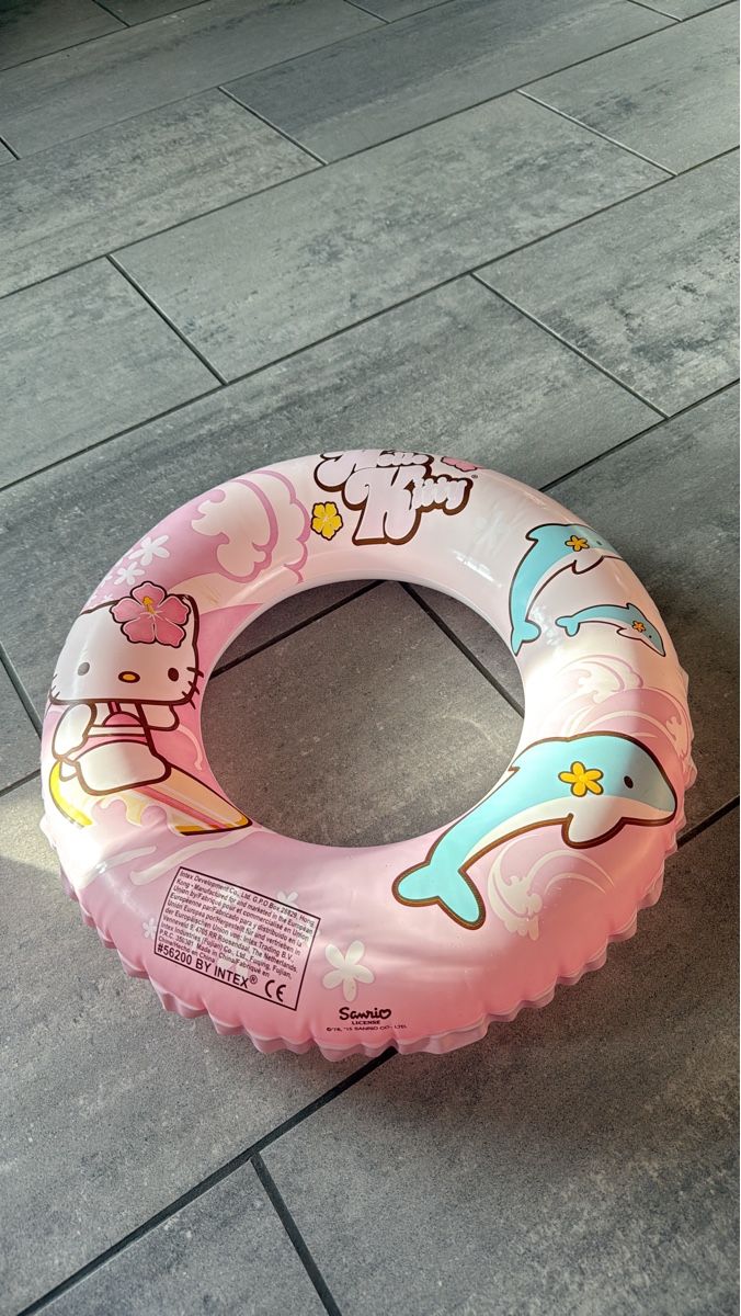 Salvagente: Schwimmring Reif Hello Kitty und Delfine – Usato da Niederbüren venduto da funkel06 1