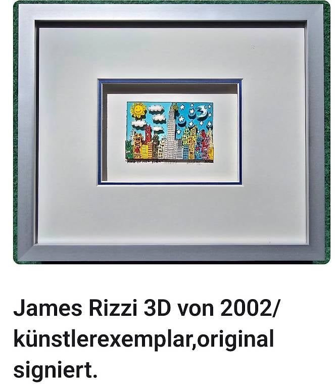 Foto & Immagini: James Rizzi 2002,3D ,künstlerexemplar – Usato da Riehen venduto da harald13