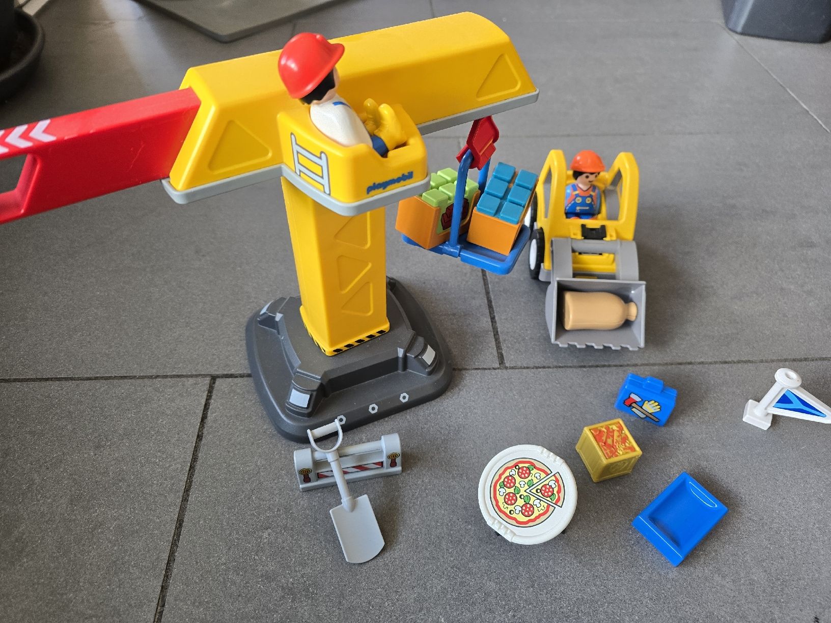 Playmobil Giocattoli: Playmobil 1.2.3 chantier – Usato da Bulle venduto da jul_knn6