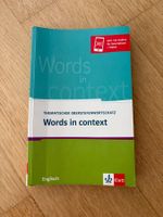 Words in context Englisch, Wörterbuch, Klett