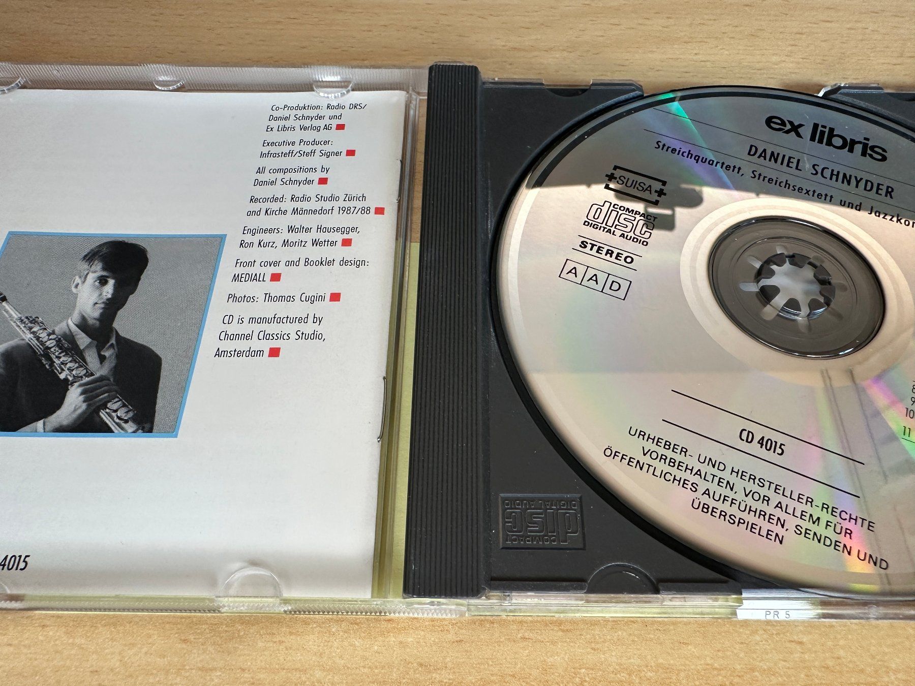 CD: Daniel Schnyder – Daniel Schnyder – Usato da Rikon im Tösstal venduto da Alpenmutz 2