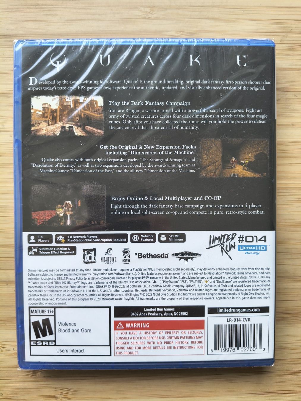 Giochi: Quake Sealed (PS 5) – Nuovo e nell'imballaggio originale da Riedholz venduto da ste_96cd 1