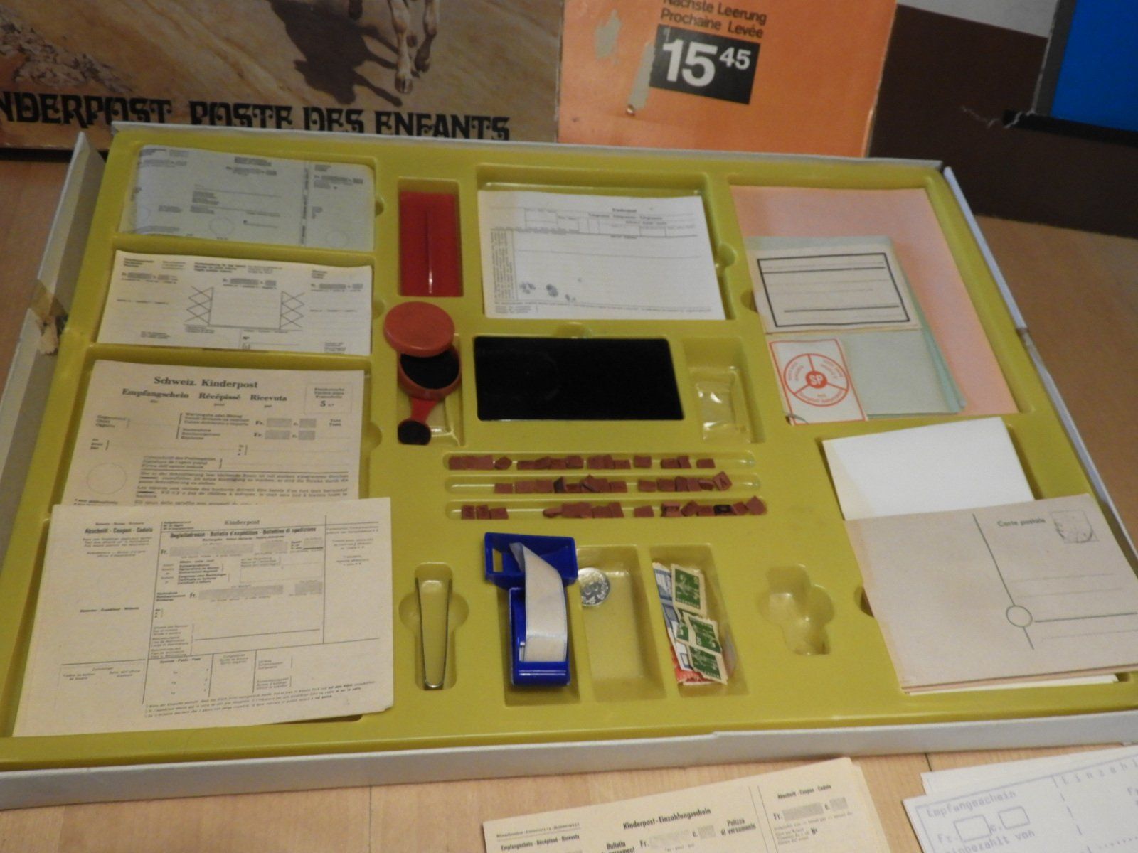 Giochi: KINDERPOST, POSTE DES ENFANTS, gotthard-kutsche URALT – Usato da Ettingen venduto da troll-mutter 1