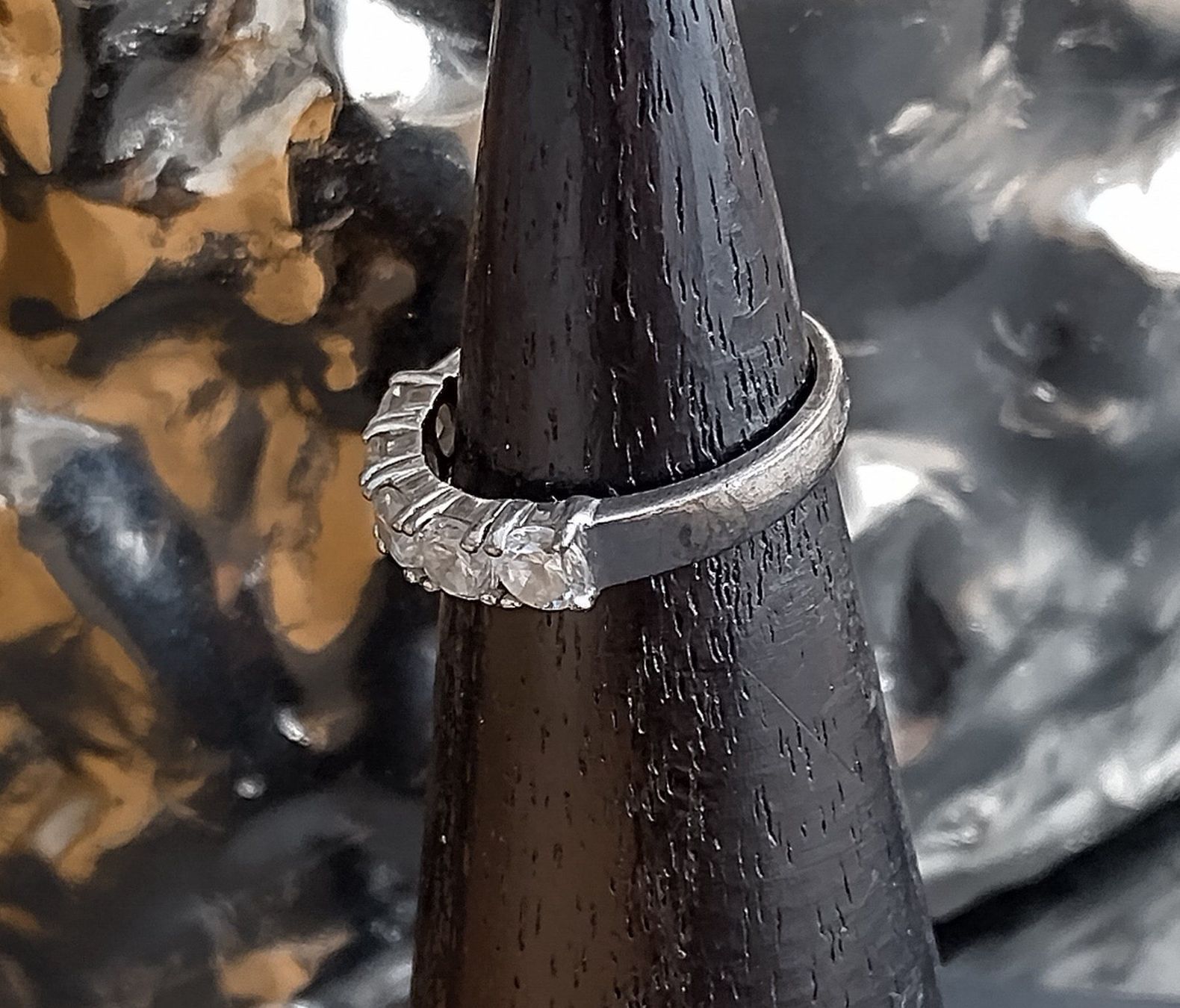 Anelli: GLITZER RING IN 925 SILBER – Usato da Romanshorn venduto da Glitzer-Paradies 2