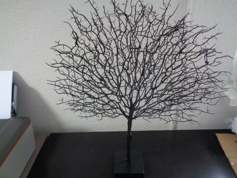LED Lichterbaum in schwarz (54 cm)