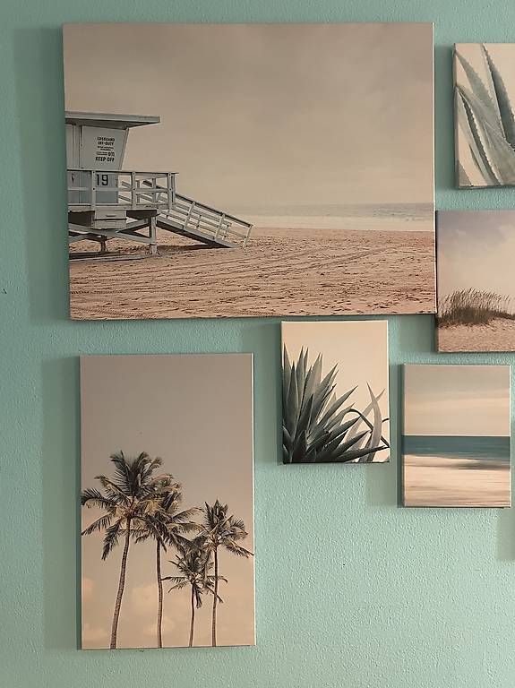 Foto & Immagini: Bild 8-er Set, Meer, Palme, Strand – Usato da Zürich venduto da Bobesch73 1