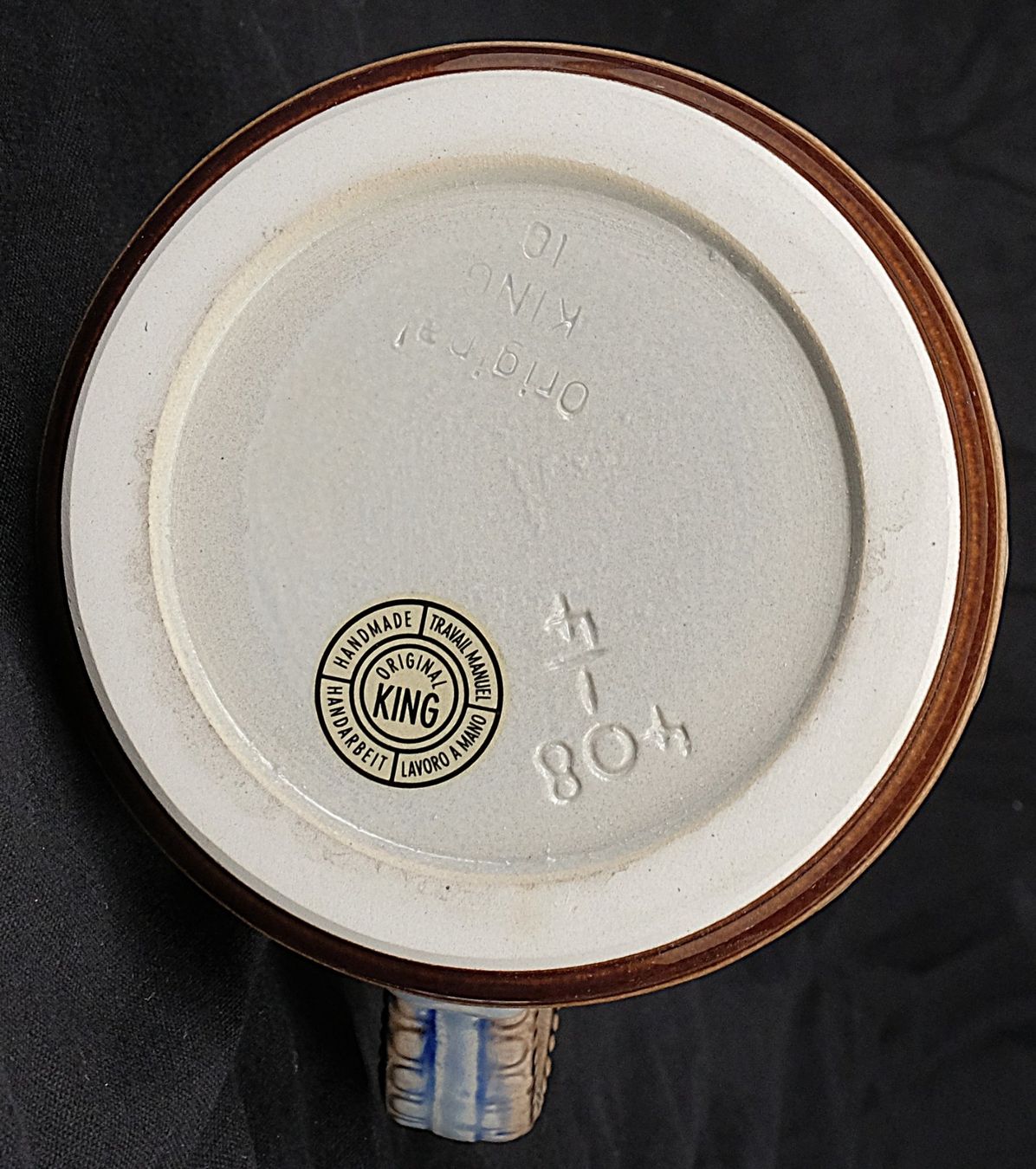 Bicchieri: Original King Bierkrug 408 – Usato da Volketswil venduto da brockipfannenstil 8