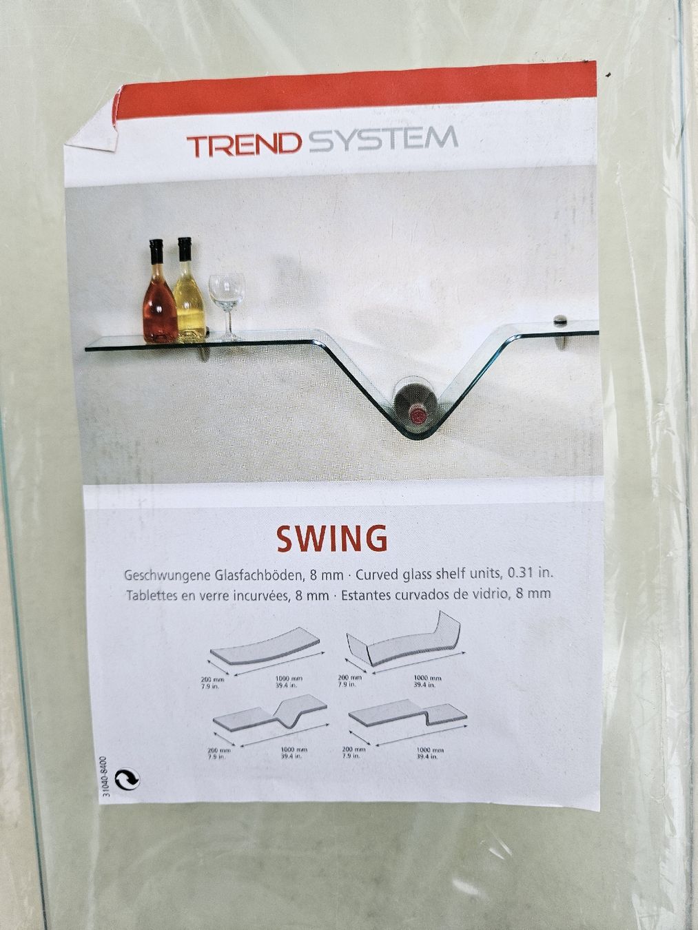 Scaffali: Glasregal Trendsystem "Swing" neu & originalverpackt – Nuovo e nell'imballaggio originale da Kreuzlingen venduto da chr_pfn9 3