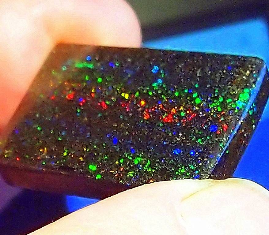 Pietre preziose: 51,2 CT. Andamooka-Opal. selten starke Farbfunken – Nuovo e nell'imballaggio originale da Reinach BL venduto da Marcopal